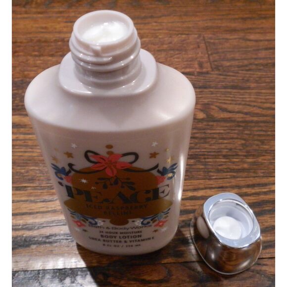 Bath & Body Works Peace Iced Raspberry Bellini Body Lotion 8 fl oz NEW - Picture 3 of 3